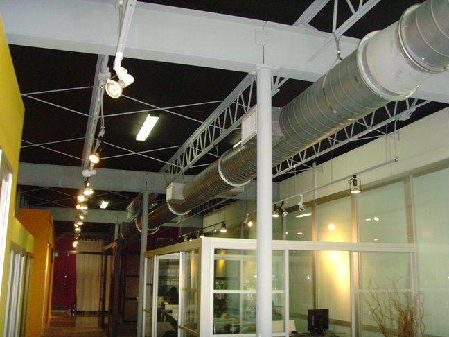 Metal Spiral Ductwork Installation