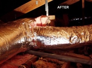 After Air Duct Installation